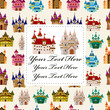 cartoon castle card