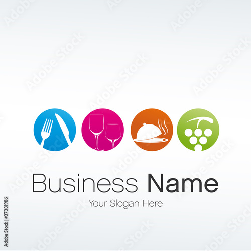 Vecteur : logo restaurant/ traiteur logo restaurant/ traiteur