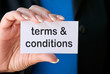 terms and conditions