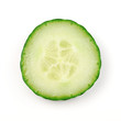 Scheibe frischer Gurke