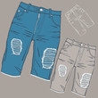 Shabby jeans