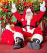 Santa in the chimney