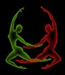 coppia verde rosso