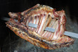 carne di agnello allo spiedo