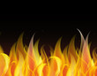 Flammes vectorielles