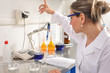 Chimico in laboratorio