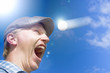 Photo: Screaming Golfer Screaming Golfer