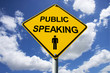 Public Speaking Sign