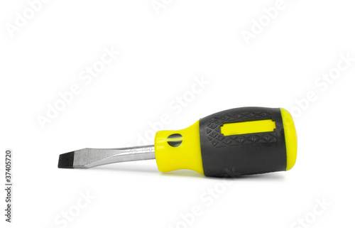 Photo: Isolated Screw Driver Over White Isolated Screw Driver Over White