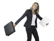 Foto: young smiling business woman young smiling business woman