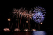 Feux d'artifices au dessus du lac d'Annecy