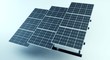 pannelli solari fotovoltaico 3d
