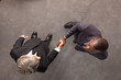 businessmen shaking hands