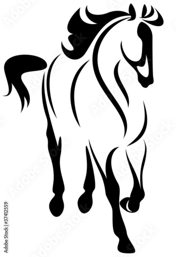 Vector: running horse vector illustration running horse vector illustration