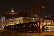 Ostrow Tumski in Wroclaw, at night, Poland.