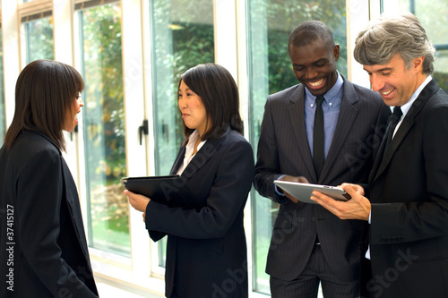 Photo: multi-ethnic team multi-ethnic team