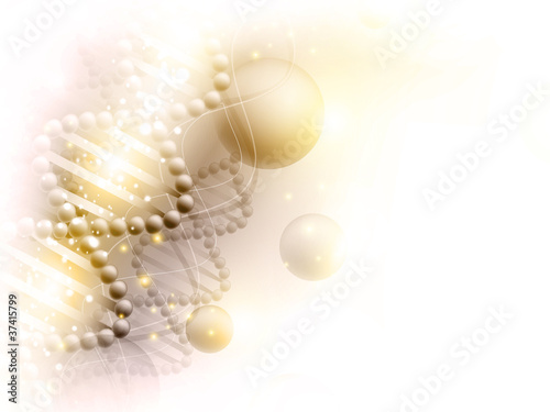 Vector: science golden background science golden background