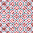 Vintage damask wallpaper pattern with abstract flowers and swirl