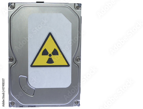 Photo: Hard disk drive. Hard disk drive.