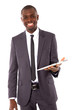 Photo: businessman with tablet businessman with tablet