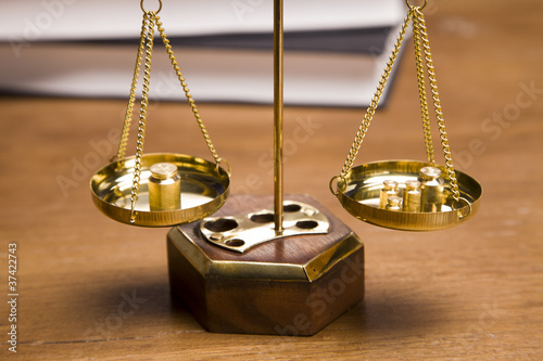 Photo: Scale of justice! Scale of justice!