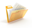 Folder with a documents.