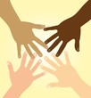 diversity hands
