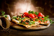 Photo : Pizza Vegetariana Pizza Vegetariana