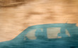 one abstract image of a car in high velocity