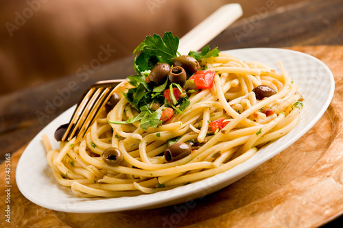 Photo: Pasta con le Olive Pasta con le Olive