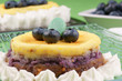 Blueberry cheese cakes