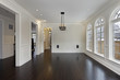 Dining room in new construction home