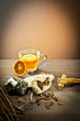 aromatic spices and decoration for tea