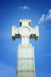 Cross in the sky, monument in Tallinn, Estonia Cross in the sky, monument in Tallinn, Estonia