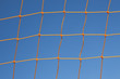 Soccer Goal Net Against Blue Sky Soccer Goal Net Against Blue Sky