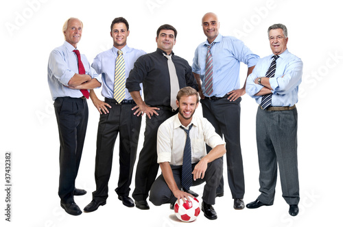 Photo: Soccer supporters Soccer supporters