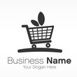 vecteur, panier e-commerce