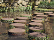 Decorative track across the pond