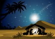 Manger silhouette