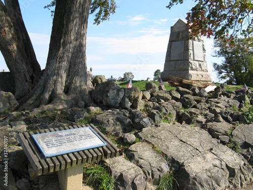 Photo: the angle at gettysburg the angle at gettysburg