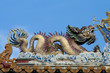golden dragons in chinese style