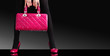 Photo: fashionable woman with a pink bag,fashion photo fashionable woman with a pink bag,fashion photo