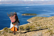 Titicaca lake, Bolivia, Isla del Sol landscape