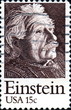 Einstein. USA 15c. US Postage.