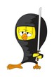 Cartoon ninja chick