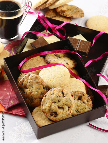 Photo: cookies in gift box cookies in gift box