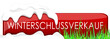 Schild Winterschlussverkauf