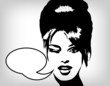 Speaking woman