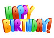 Happy birthday graffiti