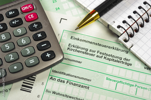 Foto: Steuererklärung Steuererklärung